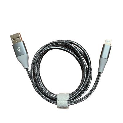 China Cell Phone MFi Certified High-Speed ​​Charging And Syncing Data Transfer Cable Lightning To Gray USB Cable for sale