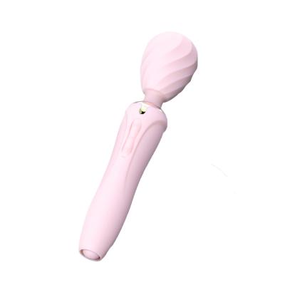 China Uniform Vibration/3 Speed ​​Stimulation 3 Telescopic Hot Selling 7 Frequency AV Wand Massager G Spot Vibrator Handheld Sex Toys For Woman for sale