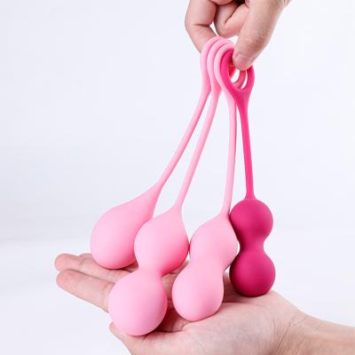 China Hot-selling Rehabilitation Pelvic Device Muscle Floor Built-in Steel Ball Pelvic Exerciser Tighten Firming Women Vaginal Balls Pelvic Muscle Trainer for sale