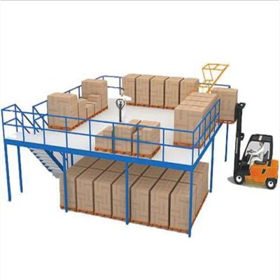 China Corrosion Protection Manufacturer Industrial Warehouse Rack Shelf Mezzanine Storage Platform Mezzanine Floor Racking Steel System for sale