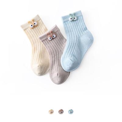 China QUICK DRY popular design 3D annimal cotton comfortable cartoon kids socks spring colorful kids slouch socks for sale