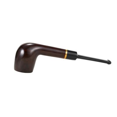 China CLASSIC Idea Small Business Ebony Tobacco Smoking Pipe with 9mm Filter for sale