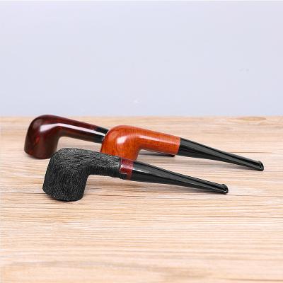 China Wholesale Professional High Quality Chinese Traditional Custom Made Pipe Vintage Wooden Tobacco Pipe Smoking Pipe for sale