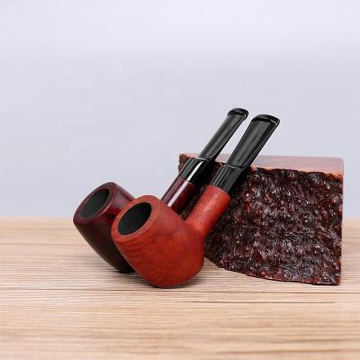 China Vintage Briar Wooden Smoking Pipe Tobacco With 9mm Filter for sale