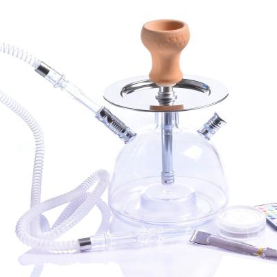 China Simply Acrylic Shisha Hookah Smoking Set Smooking Shisha With Hose 2 for sale