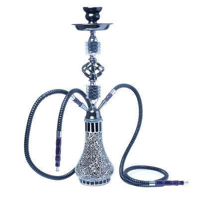 China Smooking Shisha New Alpha Premium Modern Vase Professional Hookah Set With Two Hose for sale