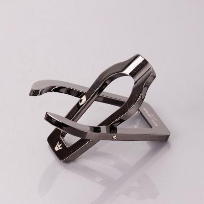 China Foldable Metal Accessories Stainless Steel Cigar Tobacco Pipe Tool Smoking Rack for sale