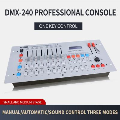 China DMX240 Stage Light DMX Controller DMX240 Console Controller For Stage Party DJ DMX Light Console Disco Controller Equipment 53X32X15cm for sale