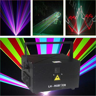 China Outdoor RGB LED 15KPPS 30W Laser Animation Light For DJ Disco Family Party Bar Nightclub Wedding Show Event Hire Pro Stage Lighting for sale