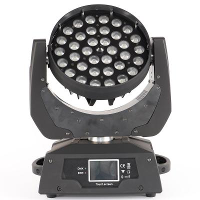 China Wash with professional audio buzz 36*12W RGBW 4in1 LED moving head wash light for stage light, ktv, night club for sale