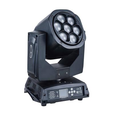 China Stage LED Wash 7*15W 4in1 RGBW Mini Zoom Moving Head Stage Light For Prodect /ktv/disco for sale