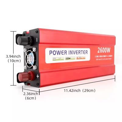 China Factory direct sale 1200W inverter 12v 220v hybrid solar inverter 25*10*6CM for sale