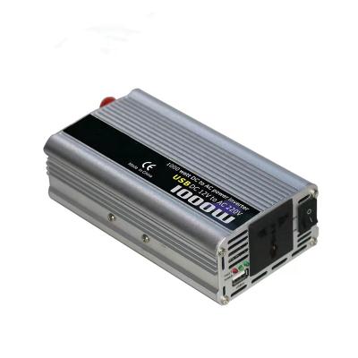 China Factory price 12V invert 1000w modified power portable sine wave inverter car inverter into current 167*95*55 mm for sale