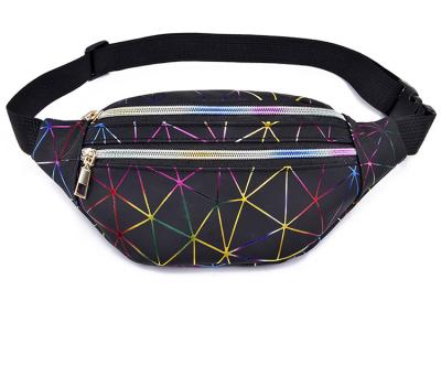 China Outdoor Leisure Fanny Pack, Belt Waist Water Proof Street Factory Wholesale Fashion PU Laser Bag for sale