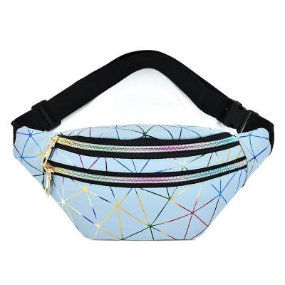 China Outdoor Leisure Fanny Pack, Belt Waist Water Proof Street Factory Wholesale Fashion PU Laser Bag for sale