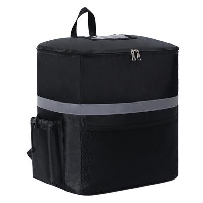 China Large Food Delivery Bag Waterproof Insulated Thermal Lunch Bag Picnic Insulated Delivery Cooler Backpack for sale