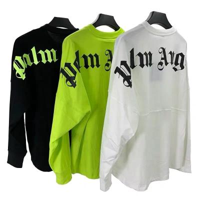 China Kanye West Hop PA Ladies 19 FW Long Sleeve T-shirt Men's Premium Round Neck T-Shirt Casual Loose Street Shirt Long Sleeve Shirt for sale