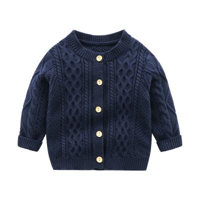 China Autumn and winter baby boy anti-pilling cardigans knit sweater coat children's designer clothes for sale