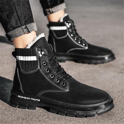 China 2022 Manufacturer Custom Designer Casual Shoes Winter Men's Winter Boots Walking Style Shoes for sale