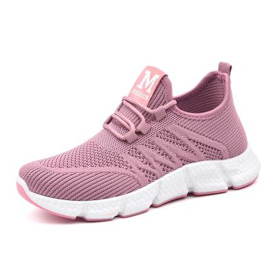 China Latest Women Sports Running Shoes Lightweight Durable Functional Female PVC Cotton Fabric Fashionable Light Shoes Sports Daily Daily Wear for sale