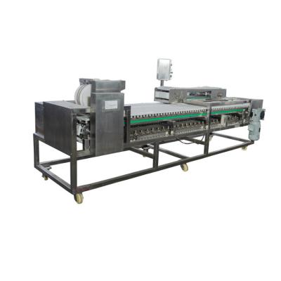 China Good productivity and high quality large meat skewer machine meat skewer grill machine stainless steel for sale