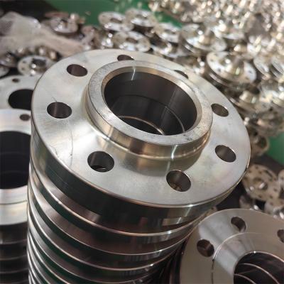 China Industrial Forged Pipe Fittings Carbon Steel Stainless Steel Din To ANSI Floor Flange for sale