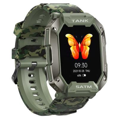 China Wifi KOSPET TANK M1 Rugged Watch For Men Outdoor Sports Waterproof Fitness Tracker Blood Pressure Monitor GPS 5ATM TANK M1 Smartwatch for sale