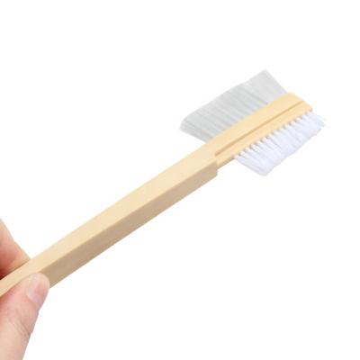 China Remove Dust Car Window Screen Brush Car Door Seam Detail Brush Small Wood Dust Brush for sale