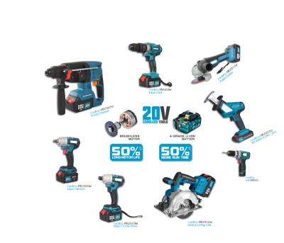 China Aluminum+Metal+Copper wholesales similar 20V Lithium-ion 20V Lithium-ion Combo Kit makitas cordless power tools combo kit for sale