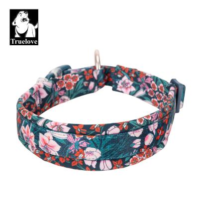 China Beloved OEM Pet Collars Perros Pet Collar Personalized Floral Dog Collar for sale