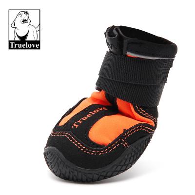 China Stored Hot Selling Personalized Waterproof Pet Booties Dog Skid Proof Outdoor Shoes With Reflective Rough Anti-Skid Sole for sale