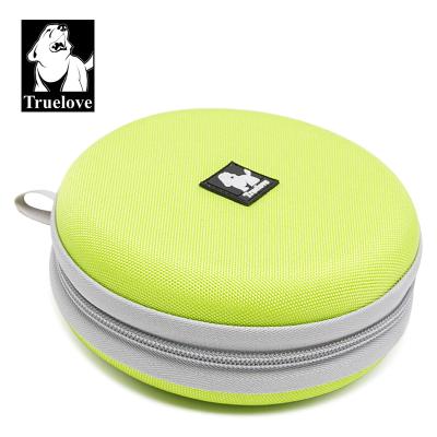 China Beloved Non-Automatic Portable Collapsible Waterproof Dog Food Custom Feeder With Zipper Travel Outdoor Dog Feeding Bowl for sale