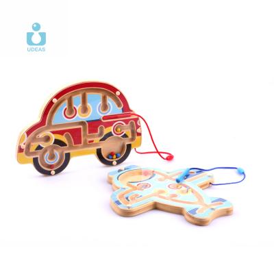 China Children Intellectual Maze Toy Wooden Bamboo Magnetic Magnetic Developmental Toys UDEAS for sale