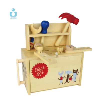 China UDEAS Material eco-friendly montessori toys diy wooden toys kitchen role play tool kit for sale