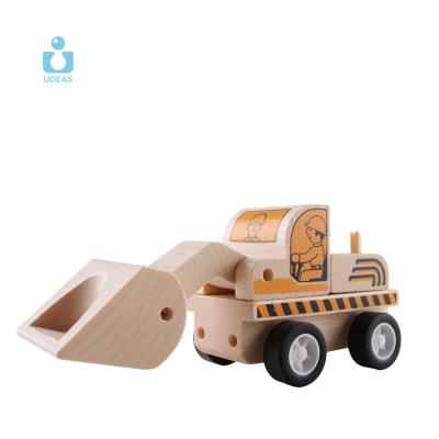 China DIY Practice UDEAS Wooden Pull Car Antique Wooden Car, Wooden Car 7 Toy for sale