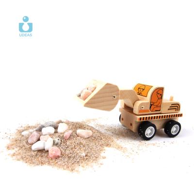 China DIY practice UDEAS wooden toy car diy wooden toy sports car wooden pull toys for sale