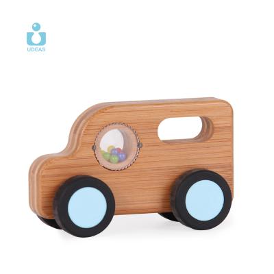 China UDEAS Bamboo Montessori Toys Baby Bamboo Car-Car Early Learning Toys for sale