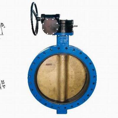 China General section wafer flanged butterfly valve, PN16/CL125/150 for sale