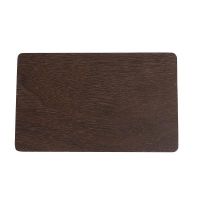 China Biodegradable Smart Card Chip Access Control Custom Made Wooden Wooden RFID Card Eco-Friendly Card for sale