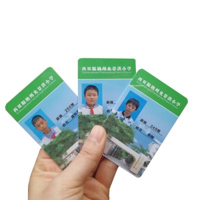 China Waterproof / Waterproof Plastic Printing Facebook School ID Card With Photo For Access Control for sale