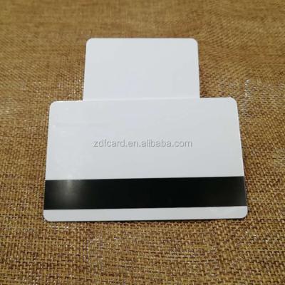 China high quality printable white blank pvc magnetic stripe with rfid smart cards for sale