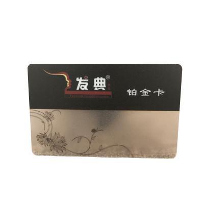 China Business Credit Card Size Gift Certificate Custom High Quality Printing Universal Plastic Membership Card for sale