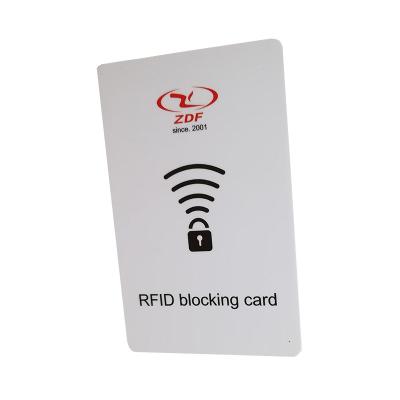 China Waterproof / Waterproof Customized / Printed RFID Blocking Card for Passports and Wallets Banking Card Protector / Blocker Anti-emulsifying for sale