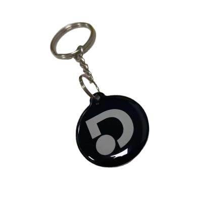 China HOT Selling Waterproof/Waterproof Customized NFC Key Chain NFC Tag Double Side With Waterproof Epoxy RFID Keyfob With QR Code for sale