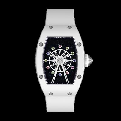 China Chronograph Ferris Wheel Elements Fashionable High Class Sapphire Mechanical MIRROR Watch CERAMIC BODY ADVANCED Luxury Wrist Watch for sale