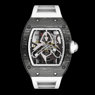 China Best Chronograph Quality Ninja Elements NFT Carbon Fiber Sapphire Skeleton Richard Mechanical Watch 50mm Tourbillon Movement for sale