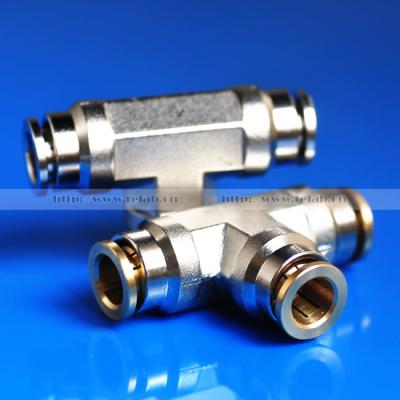 China 1000PSI Copper Tarnishing System Flattening Slip Lock High Pressure Fitting for sale