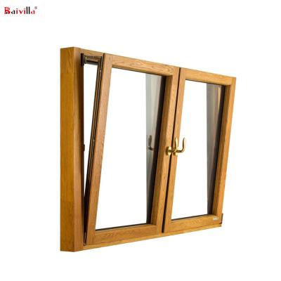 China Swing Broken Temperature Aluminum Tilt And Turn Window With Double Glass Wholesale Supplier In Philippines for sale