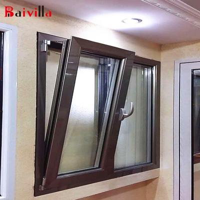 China Swing High Quality German Style Top And Bottom Hinged Hung Window for sale