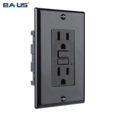 China GF15a gfci outlet electrical outlet socket Gfci 15a self test socket with UL listed ass for sale